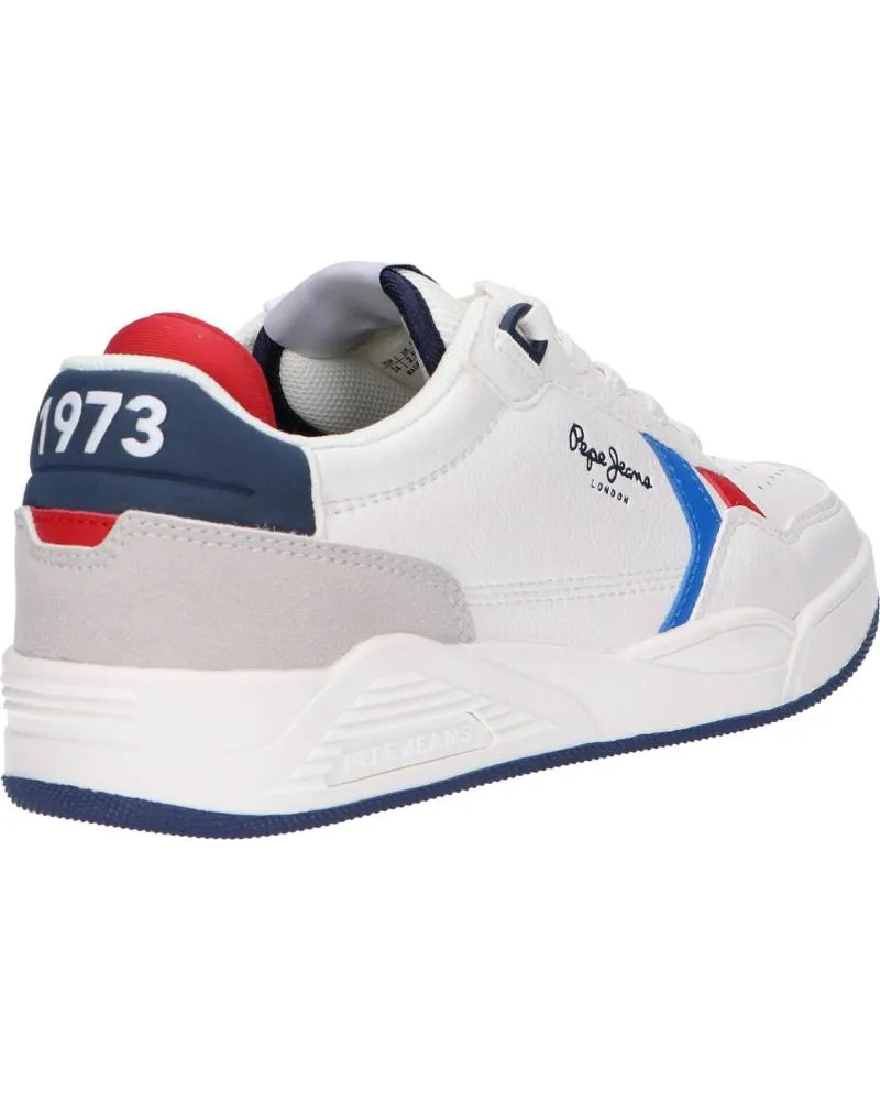 Zapatillas deporte de Mujer y Niña y Niño PEPE JEANS PBS30498 KURT BRITT 800 WHITE