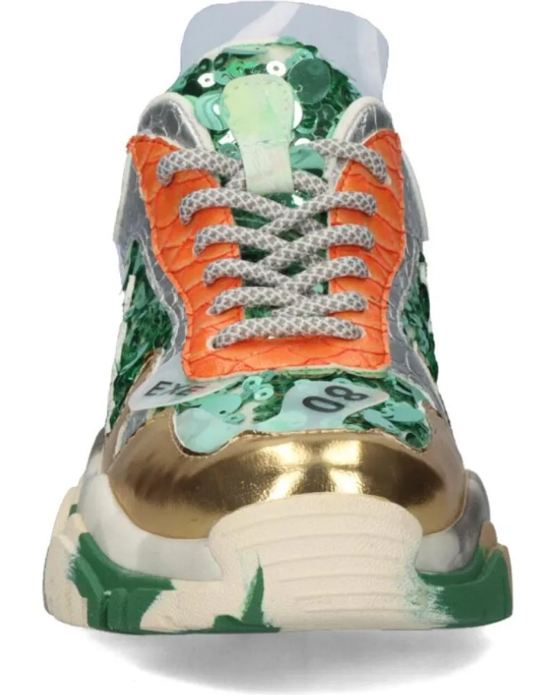 ZAPATILLAS DEPORTE EXE  DE MUJER 22E103  PU GREEN GOLD