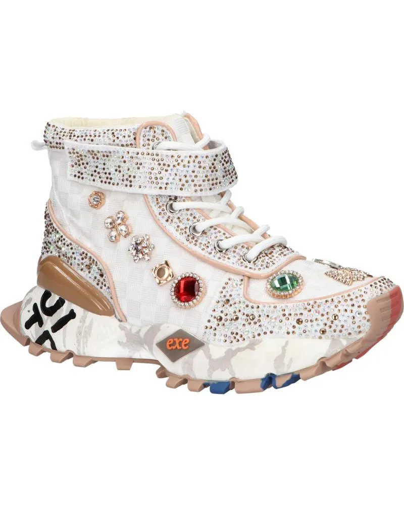 ZAPATILLAS DEPORTE EXE  DE MUJER SY247  LEATHER BEIGE