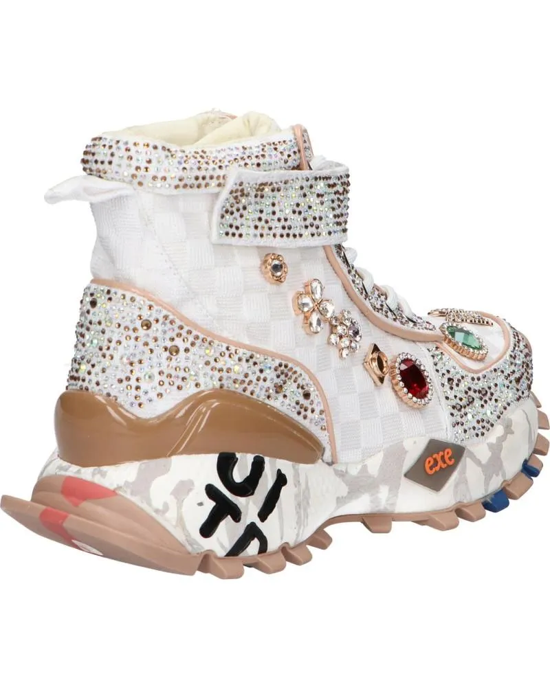 ZAPATILLAS DEPORTE EXE  DE MUJER SY247  LEATHER BEIGE