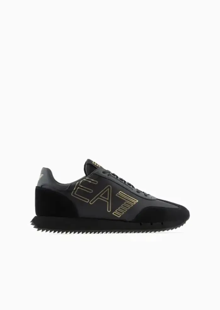 Zapatillas EA7 Emporio Armani X8X101 XK257 M701 triple black + gold