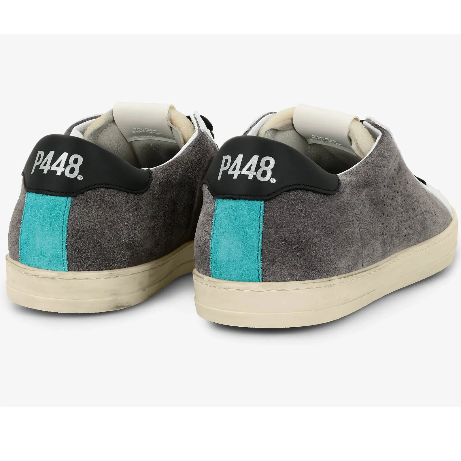 ZAPATILLAS P448 F22JOHN M ANTILOP GRIS / BLANCAS Y NEGRAS