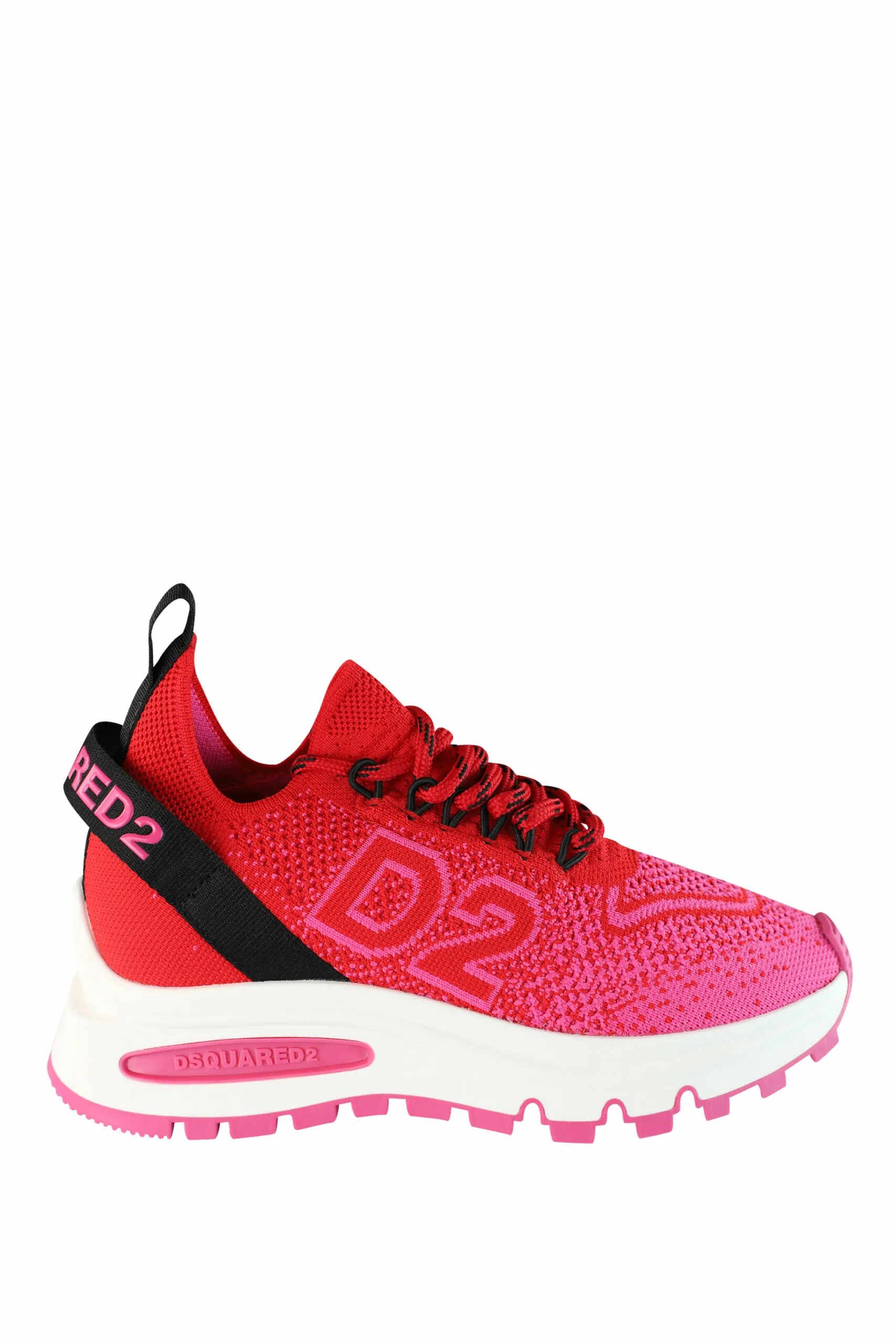Zapatillas rojas y fucsia 