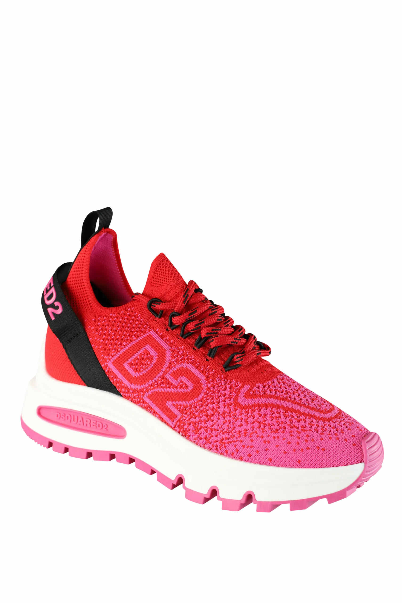 Zapatillas rojas y fucsia 