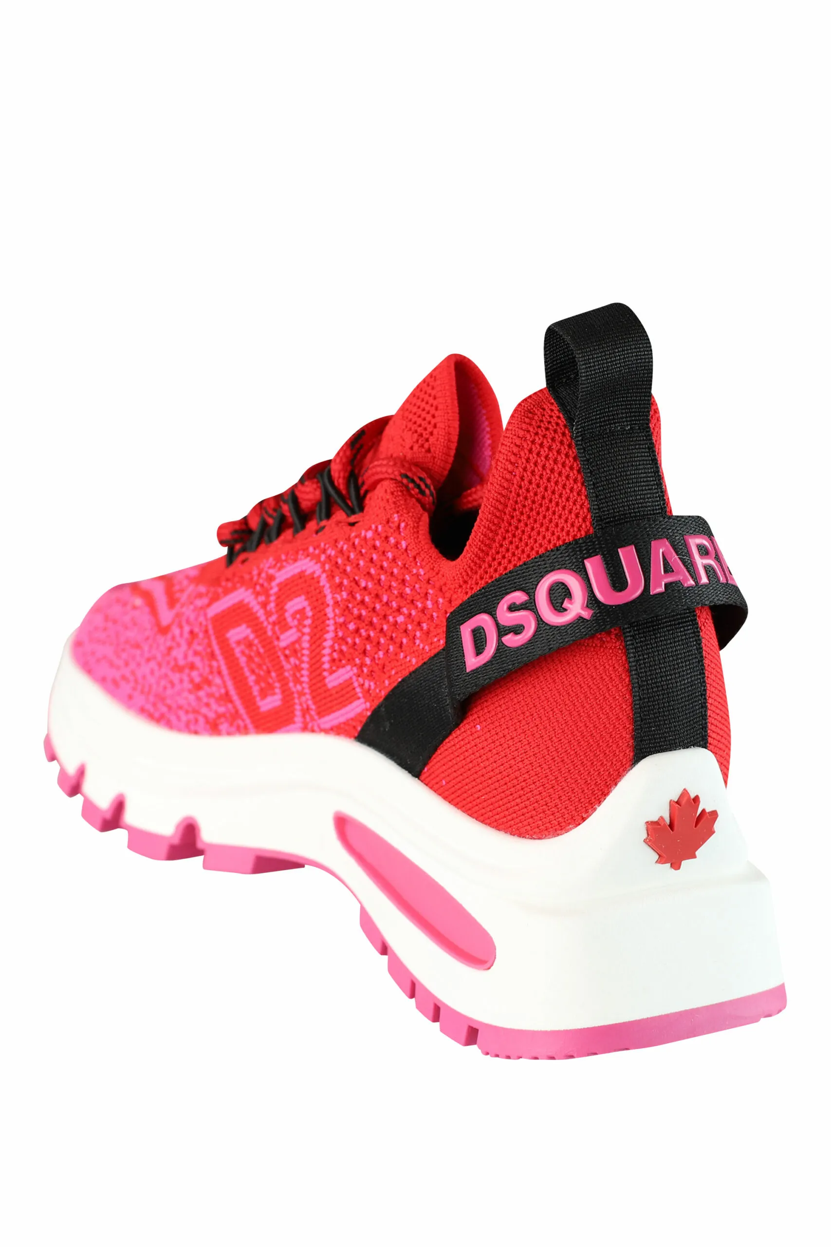 Zapatillas rojas y fucsia 