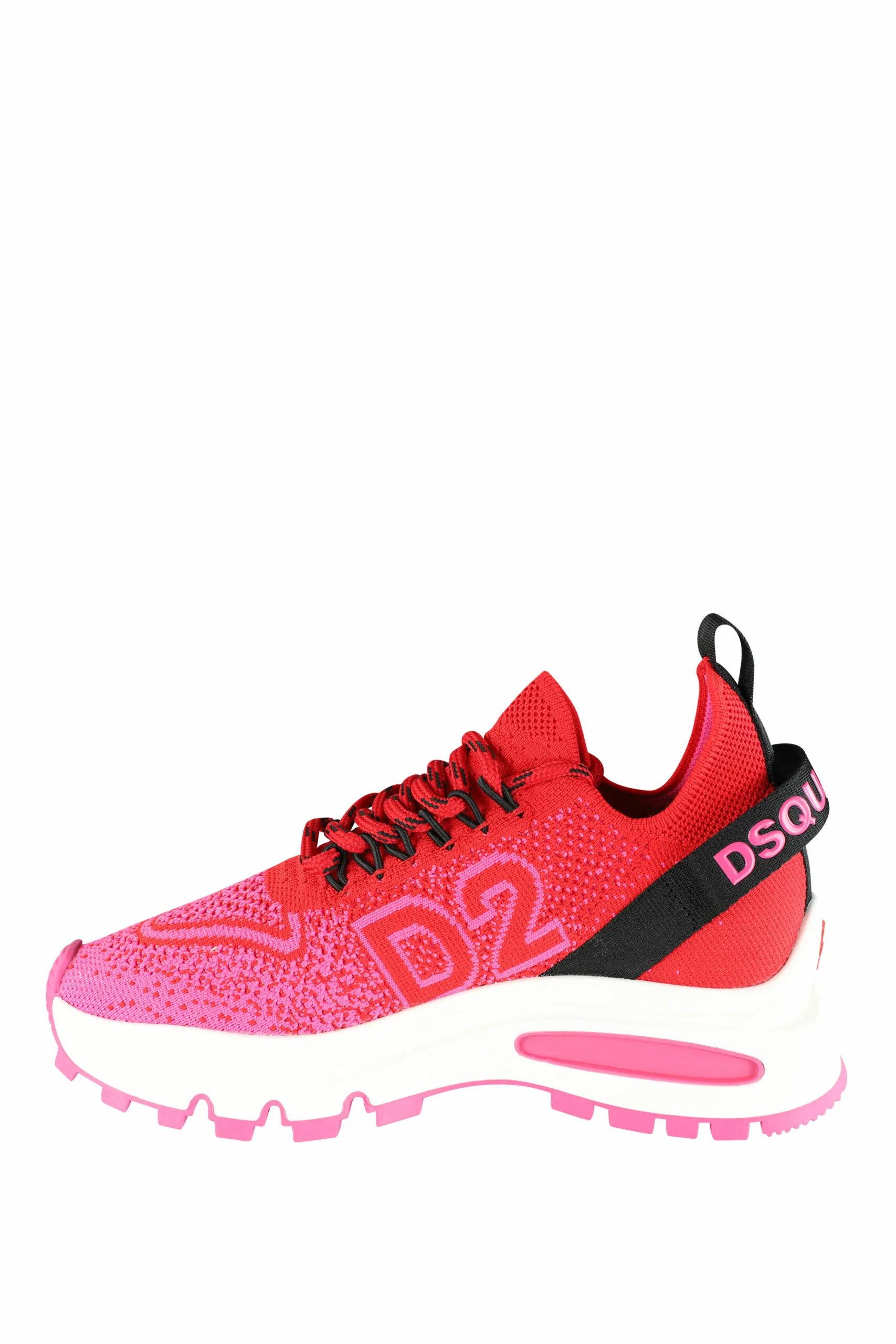 Zapatillas rojas y fucsia 