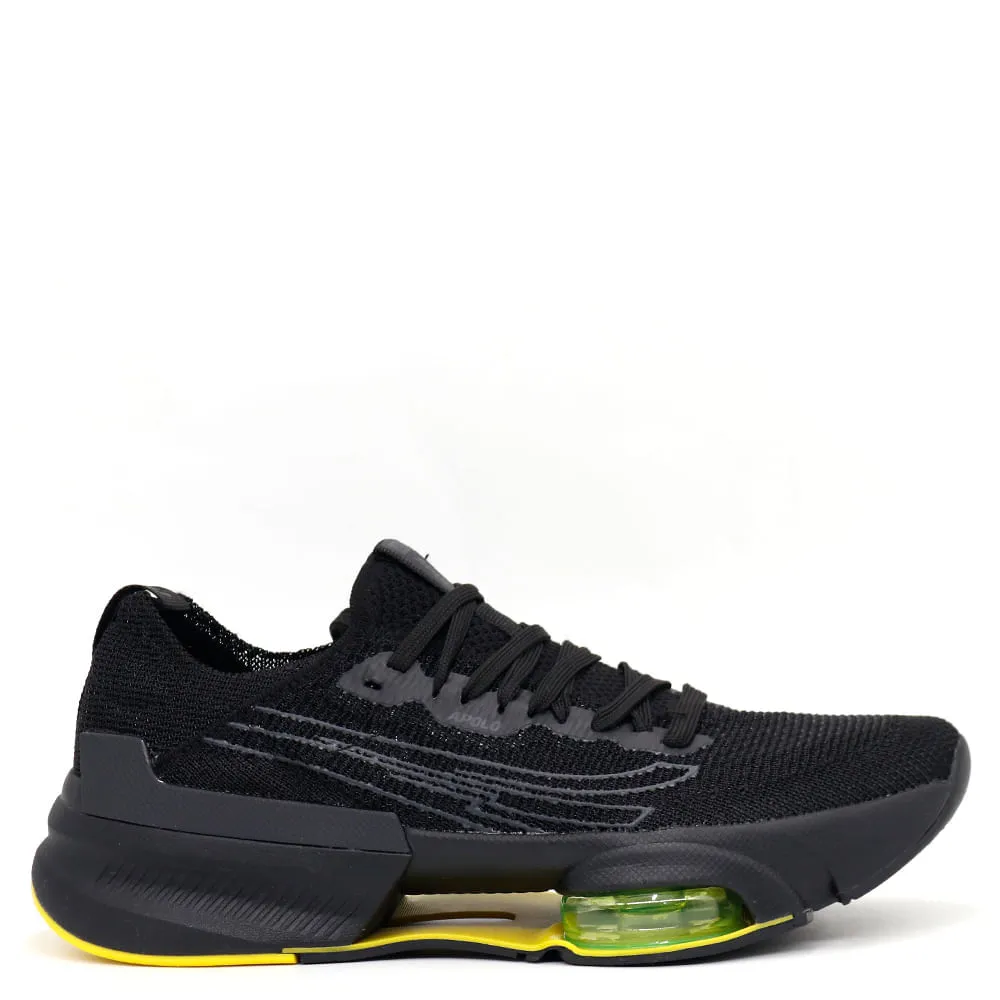 ZAPATILLAS RUNNING HOMBRE APOLO AH2349 NEGRO