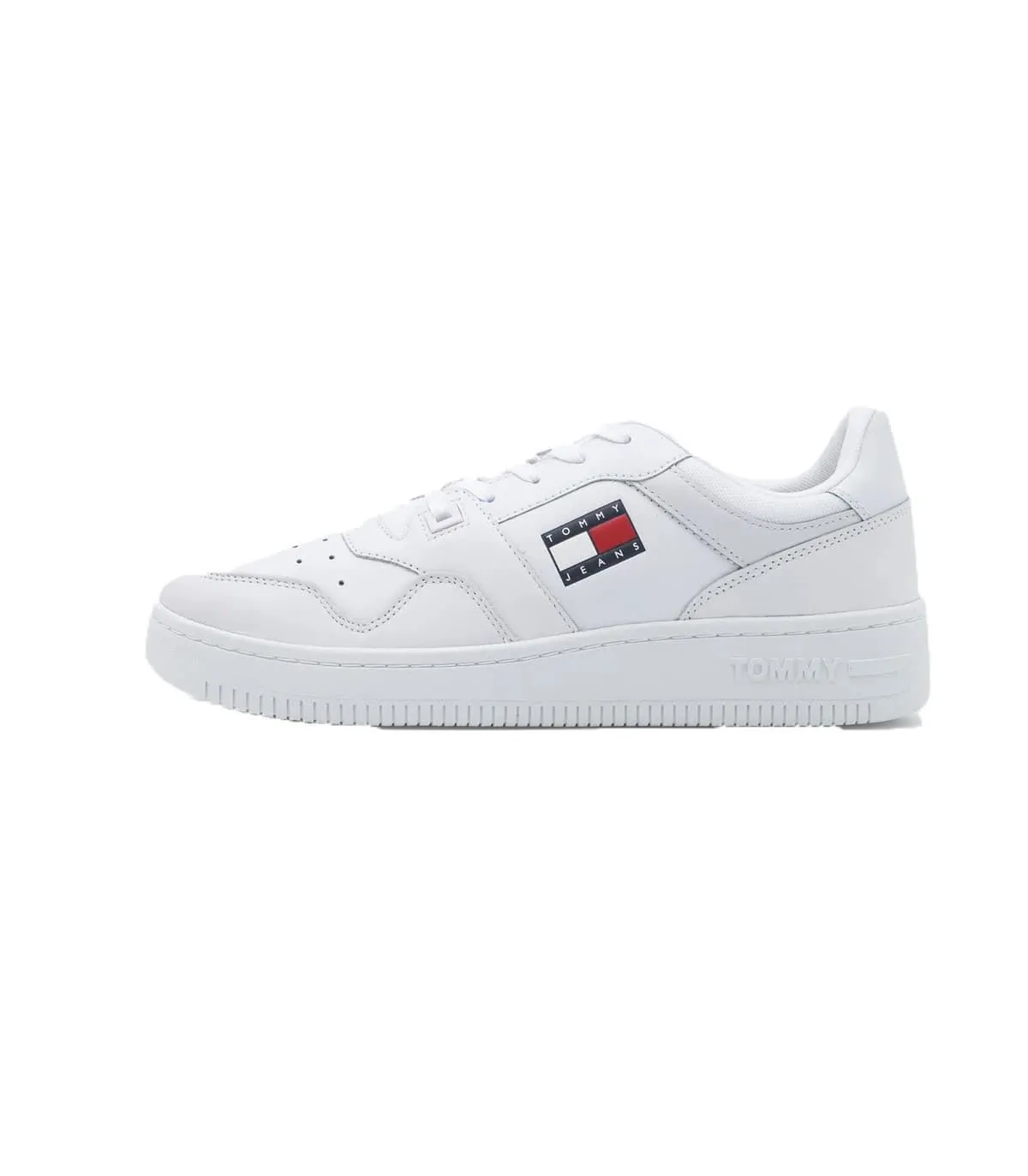 Zapatillas TOMMY JEANS Retro Basket Ess White EM0EM00955 YBR