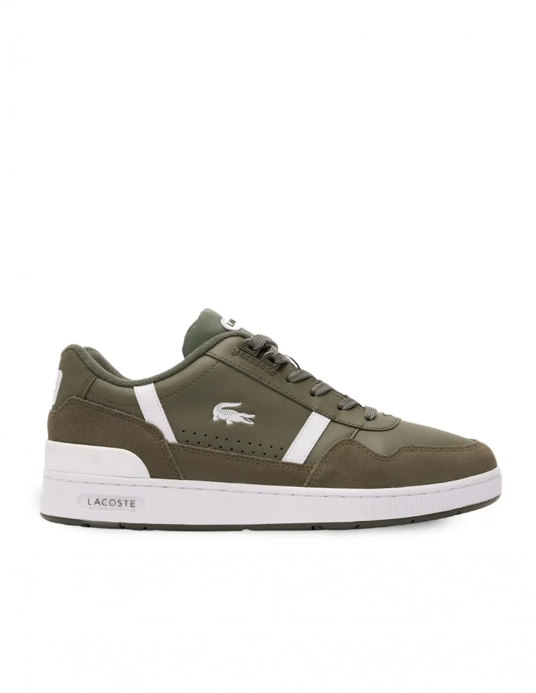 ZAPATILLAS URBANAS PIEL TCLIP VERDES HOMBRE LACOSTE