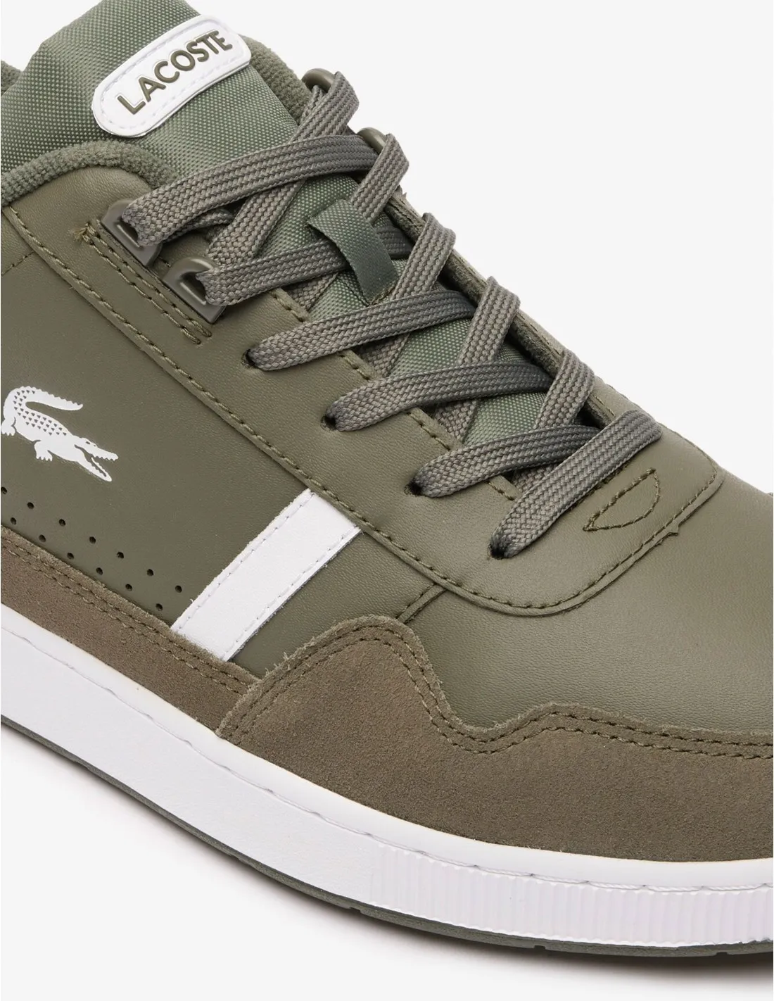 ZAPATILLAS URBANAS PIEL TCLIP VERDES HOMBRE LACOSTE