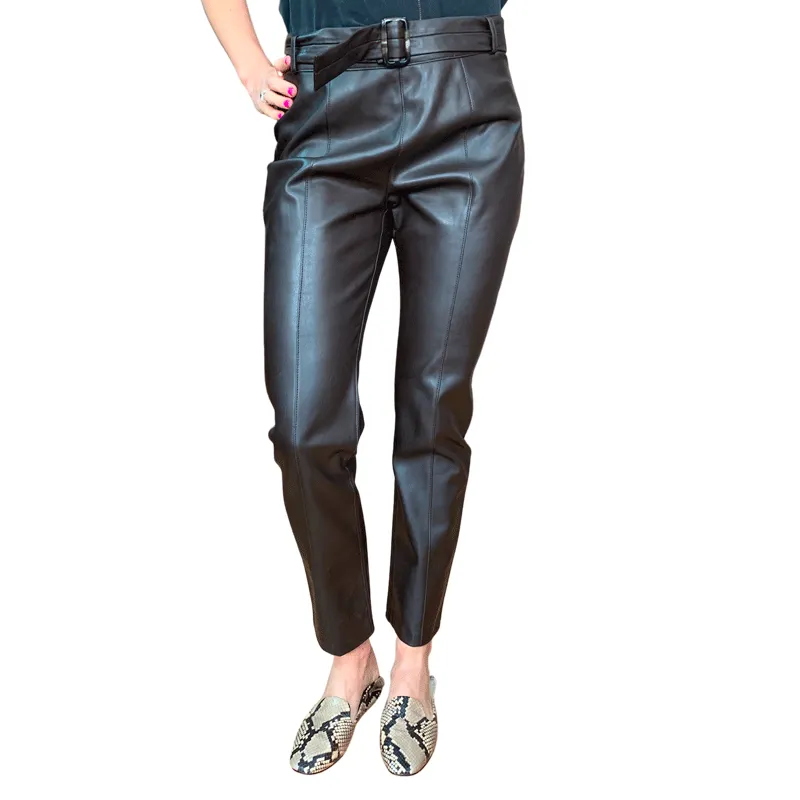 ZARA Pantalón Faux Leather