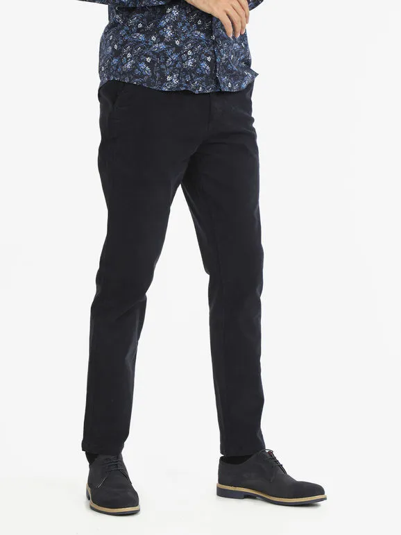 Zeta Pantalón de algodón talla grande para hombre.