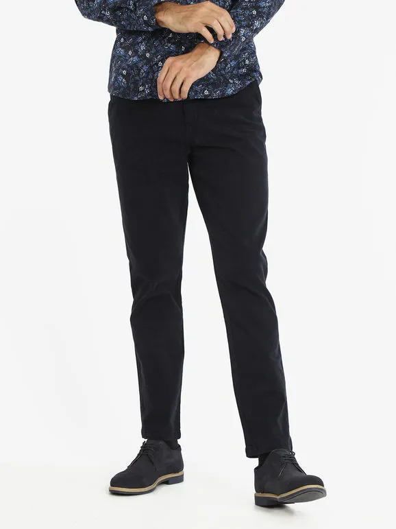 Zeta Pantalón de algodón talla grande para hombre.