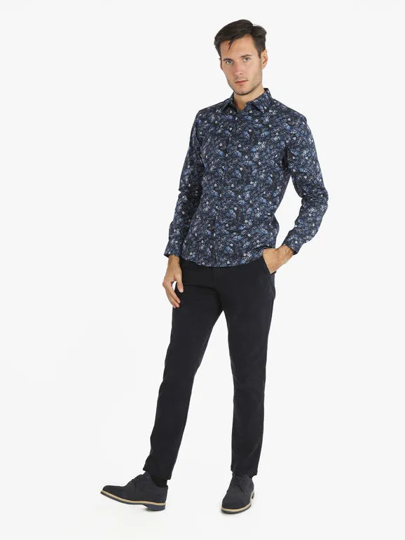 Zeta Pantalón de algodón talla grande para hombre.